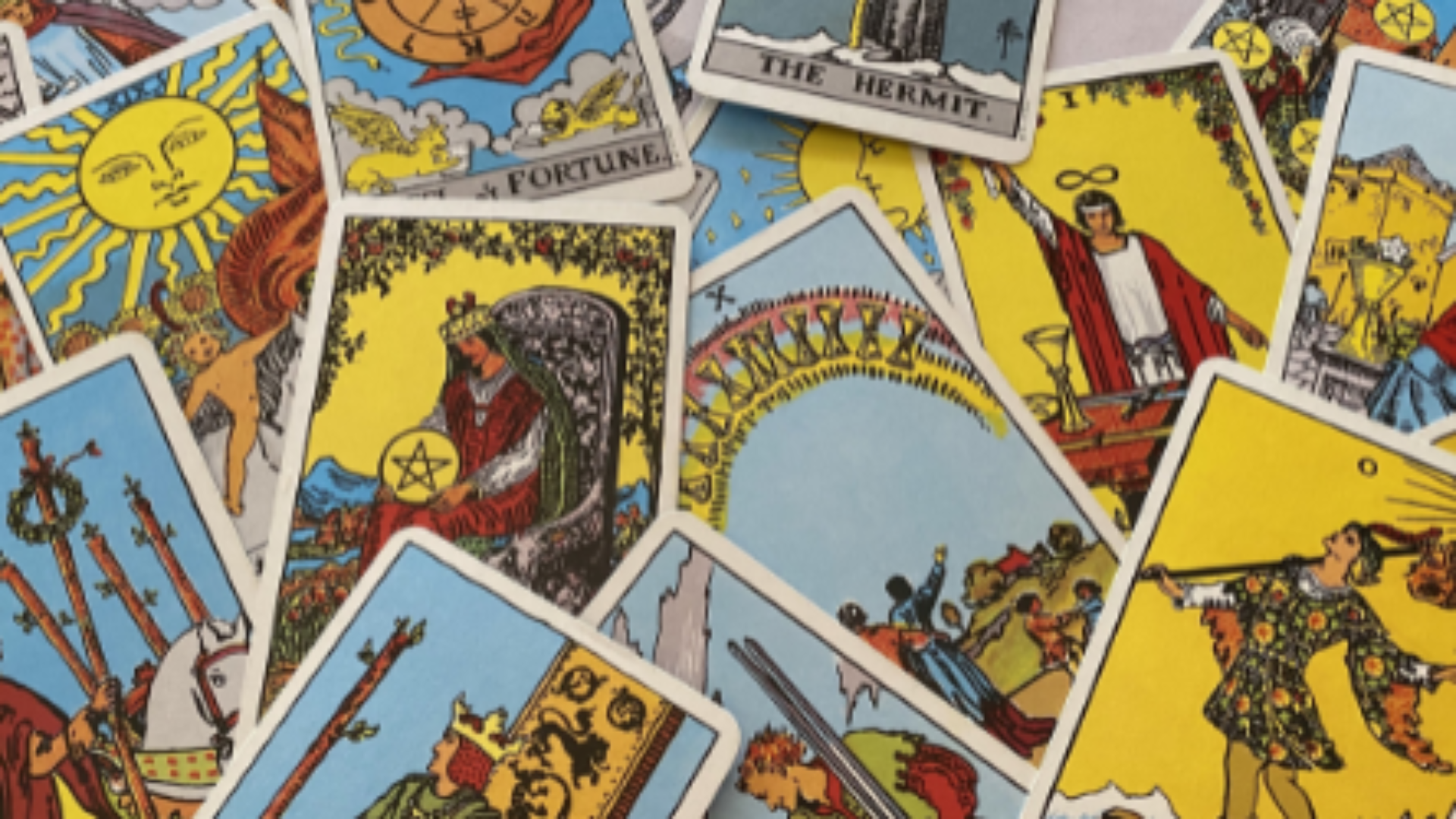 Tarot cards for the eight personality archetypes